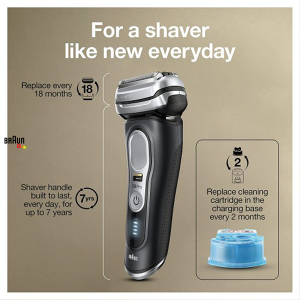 ریش تراش سری 9 براون مدل 9460CC |ریش تراش سری ۹ براون مدل ۹۴۶۰ | فروشگاه اینترنتی براون بای نماینده انحصاری براون در ایران