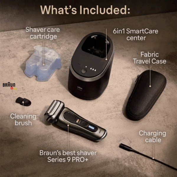 ریش تراش سری 9 براون مدل 9569cc pro plus |ریش تراش سری ۹ براون مدل ۹۵۶۹ | فروشگاه اینترنتی براون بای نماینده انحصاری براون در ایران