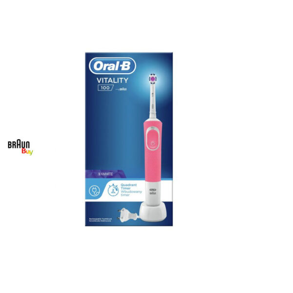 مسواک برقی اورال بی مدل Vitality Pro D103 | مسواک برقی اورال بی مدل دی ۱۰۳ | فروشگاه اینترنتی براون بای نماینده انحصاری مسواک برقی اورال بی