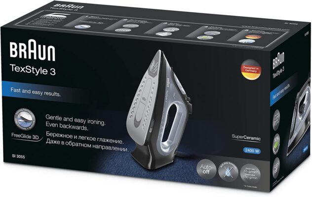 اتو بخار 2400 وات براون مدل Braun SI 3055 | اتو بخار ۲۴۰۰ وات براون مدل۳۰۵۵ | فروشگاه اینترنتی براون بای نماینده انحصاری براون در ایران اتو بخار 2400 وات براون مدل Braun SI 3055 | اتو بخار ۲۴۰۰ وات براون مدل۳۰۵۵ | فروشگاه اینترنتی براون بای نماینده انحصاری براون در ایران