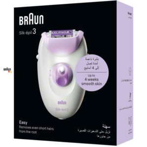 اپیلاتور براون سری 3 مدل SE 3000 | اپیلاتور براون مدل اس ای ۳۰۰۰ | فروشگاه اینترنتی براون بای نماینده انحصاری براون در ایران